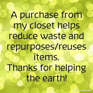 Reduce, Reuse, Recycle!